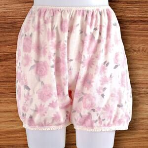 Free People Intimately Bloomer Sleep Loungewear Coquette Pink Ivory Floral